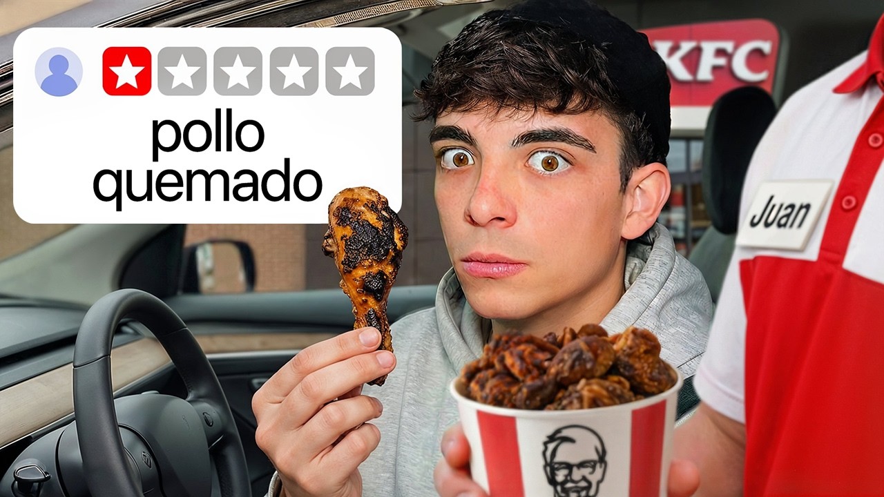 Probé los Restaurantes de Comida Rápida con Peores Reseñas