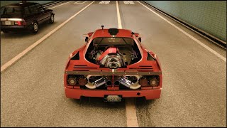 Ferrari F40 1800HP Five rotor | Assetto Corsa