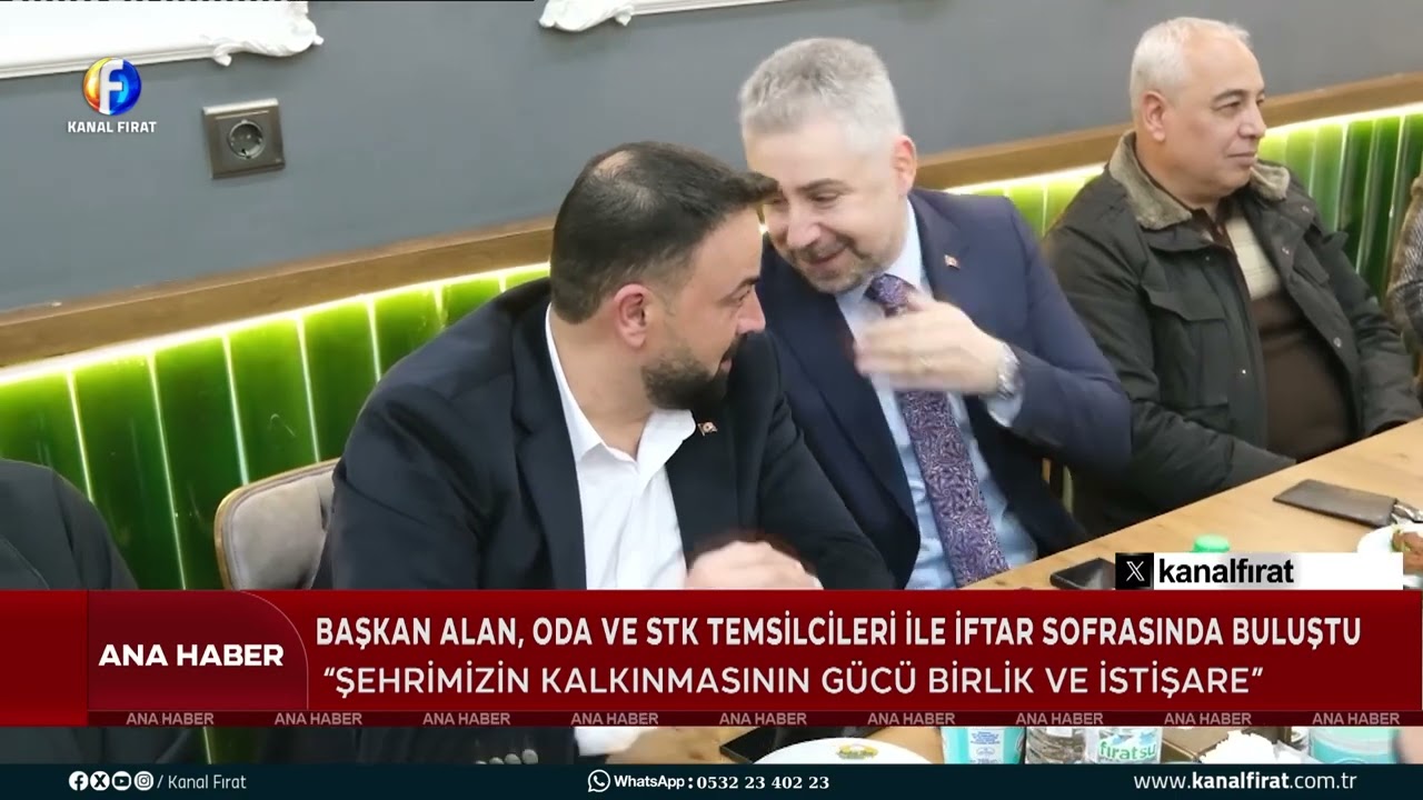 Ana Haber Başkan Alan, Oda ve STK Temsilcileri ile İftar Sofrasında Buluştu 25 02 2026