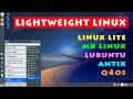 Lightweight Linux for Older Computers