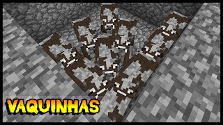 Muitas Vaquinhas (Farm de Vaca) - O Refugio #20 (Minecraft 1.7.10 HQM)