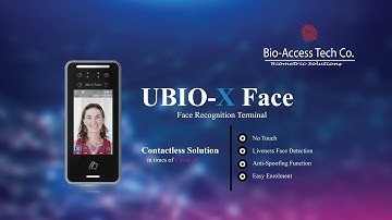 UBio-X Face  Face Recognition Terminal || #Bio_Access_Tech_Co.
