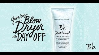 how to: don't blow it (h)air styler