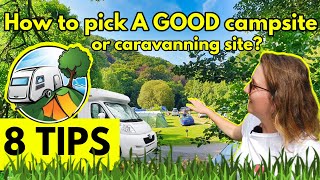 #32 How to CHOOSE A GOOD campsite? 8 important things to check!