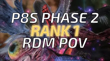 [FF14 6.2] P8S P2 RDM PoV - 7:58 - Rank 1 (10834.3 rDPS)