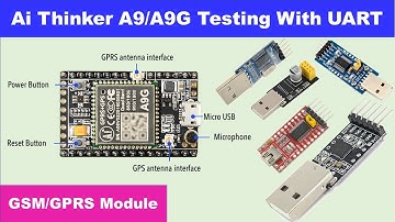 Ai-thinker a9 gprs + gsm development board Testing | A9g gsm gps module arduino | Ai thinker a9