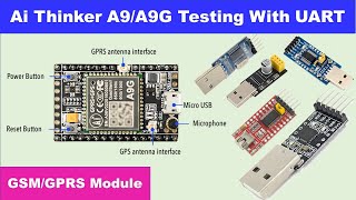 Ai-thinker a9 gprs   gsm development board Testing | A9g gsm gps module arduino | Ai thinker a9