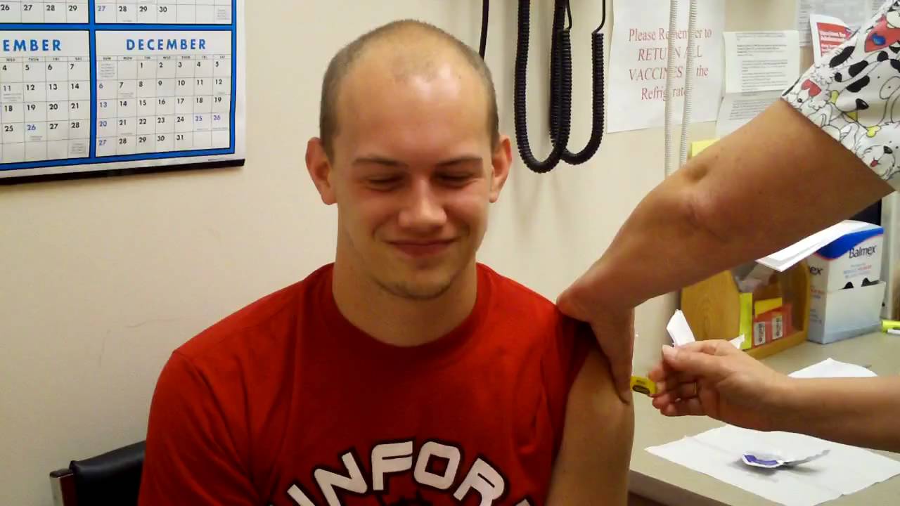 me gettin my tetanus shot for college YouTube