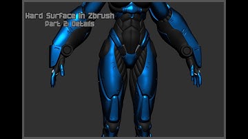 (Reuploaded)Hard Surface In Zbrush Made Easy part 2: details