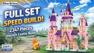 Bluebrixx - Einhorn Flameborns Schloss/Unicorn Flameborn Castle Speedbuild Full Set Dani Zed Reviews