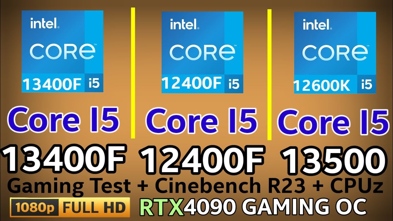 Core i5 13400 vs Core i5 13400F vs Core i5 12400 vs Core i5 12400F