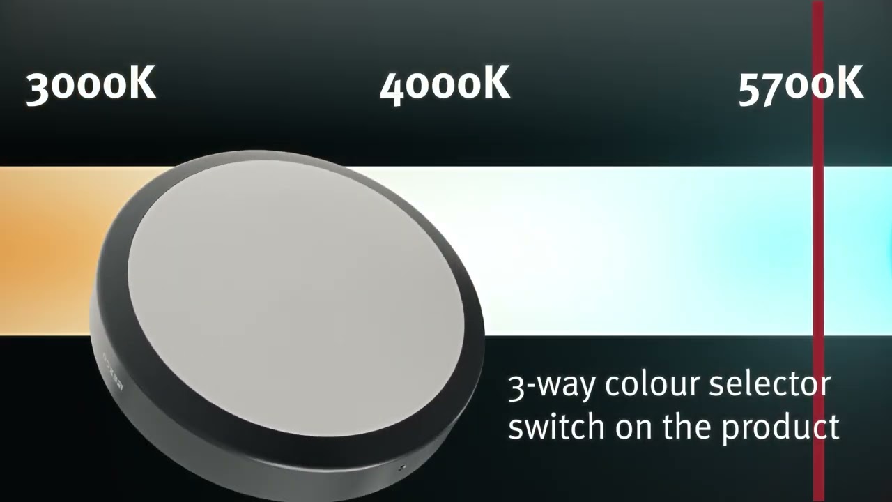 Lexco PEGASI LED Bulkhead-Microwave Sensor | Screwfix