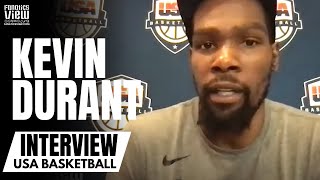 Kevin Durant talks Decision to Play in Olympics, Honoring Kobe Bryant & Trash Talk to Nets Teammate