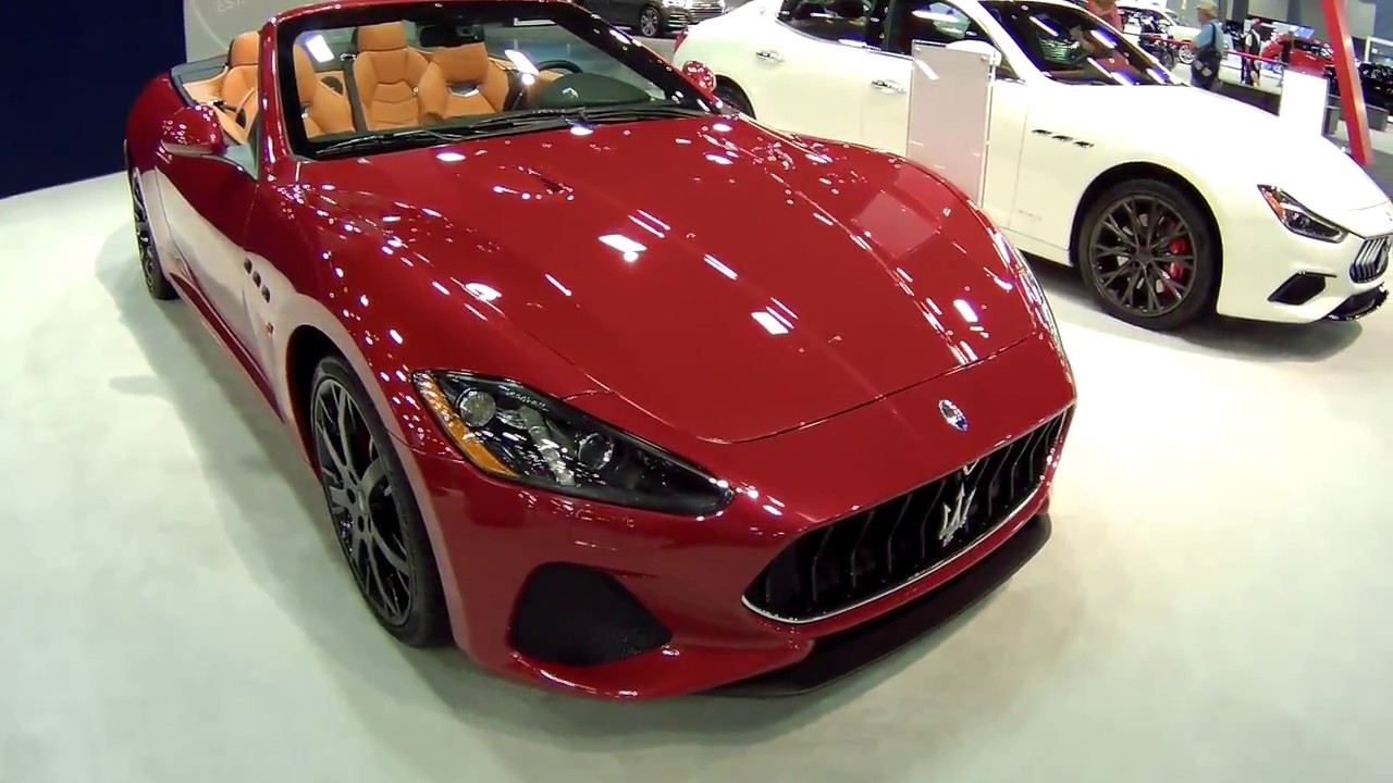 Gorgeous 2019 Maserati Granturismo Convertible Interior Exterior Walkaround Miami Beach Auto Show