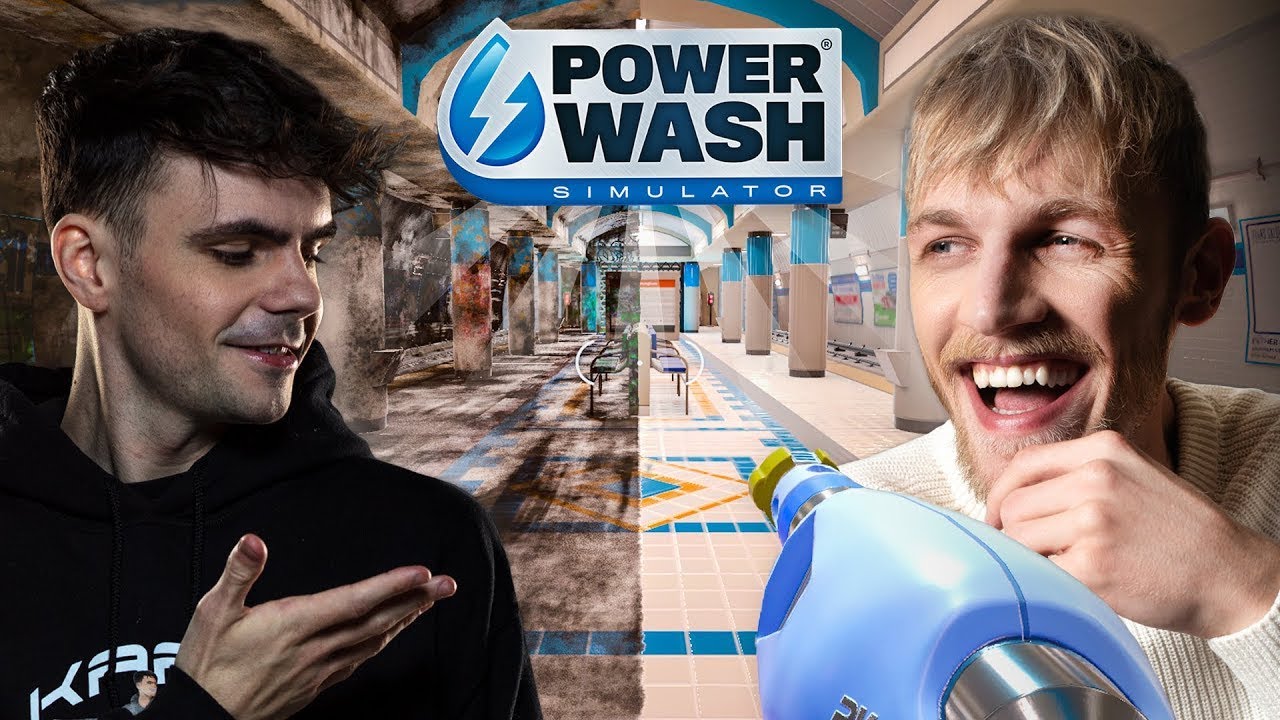 Milan en Don Kaaklijn spelen Powerwash Simulator #1 (HD 1080p)