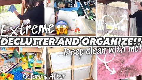 😷 EXTREME CLEAN DECLUTTER AND ORGANIZE | DEEP CLEAN WITH ME 🧼 SPEED CLEANING MOTIVATION 2022