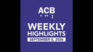 Details ACB Weekly Highlights - September 8, 2026 News