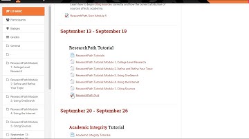 Library Instruction Tutorials - Training Students