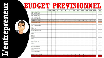 Faire un budget prévisionnel sur Excel