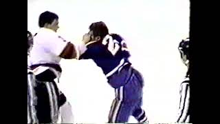 Bruce Ramsay Vernon Lakers Vs. Curtis Head Kelowna Spartans 1989-90 Season Bcjhl