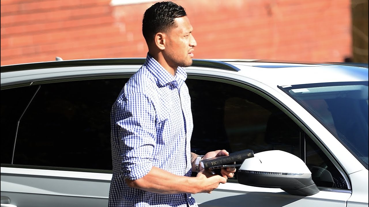 Israel Folau Speaks Out For First Time Youtube
