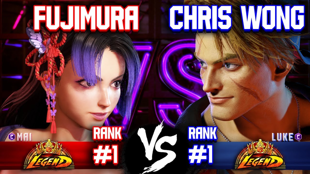 SF6 ▰ FUJIMURA (#1 Rank Mai) vs CHRIS WONG (#1 Rank Luke) ▰ Street Fighter 6 Replays