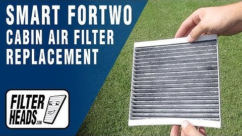 How to Replace Cabin Air Filter 2015 Smart Fortwo | AQ1192C