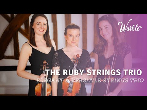 The Ruby Strings Trio // Elegant & Versatile Strings Trio // Book Now at Warble Entertainment