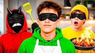 We Tried COOKING WHILE BEING BLIND...