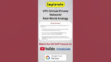 VPC Real-World Analogy 🏙️ | City & Building Example | Google Cloud #implovate #googlecloud #gcp