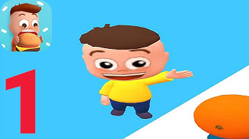 Food Games 3D - Video game All levels - Part 1 - Levels 1 - 40 - New video Android, iOS