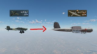 War Thunder | 1 kill with every German Bomber
