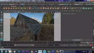 Rainfall simulation using particles in maya 2018