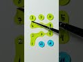 03. Connect the Number 1 to 12 #art #puzzle #colors #satisfying #iqtest #diy #drawing
