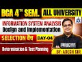 BCA 4th Sem || ISADI || Determination &amp; Test Planning || Day- 04