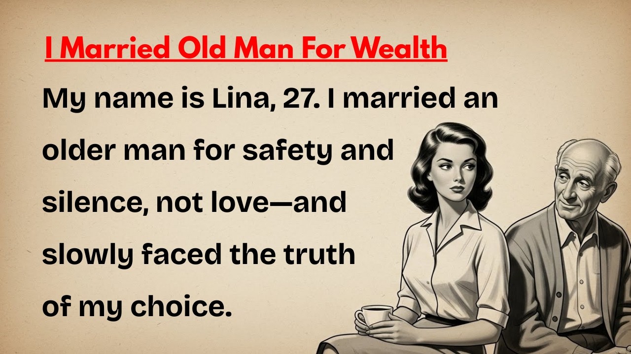 Married Old Man For Wealth | Learn English Through Story Level 3 🤌 | Graded Readers (A1 | A2 Level)