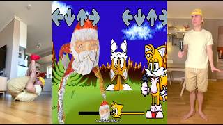 FNF Goo Goo Gaa Gaa Vs Tails In Real Life Sings Chasing But All Tails Characters In Real Life