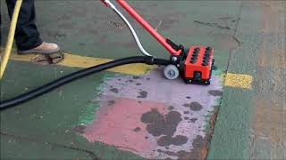 11-head Deck Scaler - Fracture and Reduce Scale, Corrosion and Thick Coatings - SF11