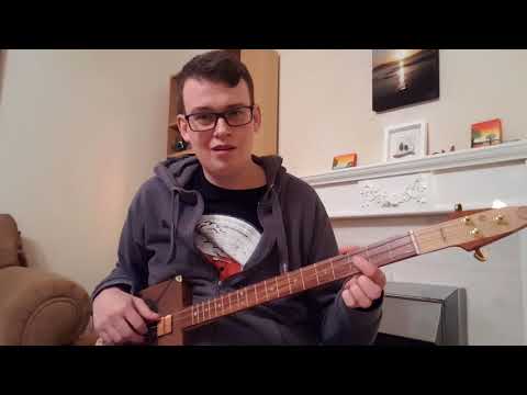 Evil by Howlin' Wolf on 3 string cigar box guitar