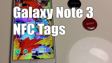Samsung Galaxy Note 3 NFC Tags Tutorial (english)