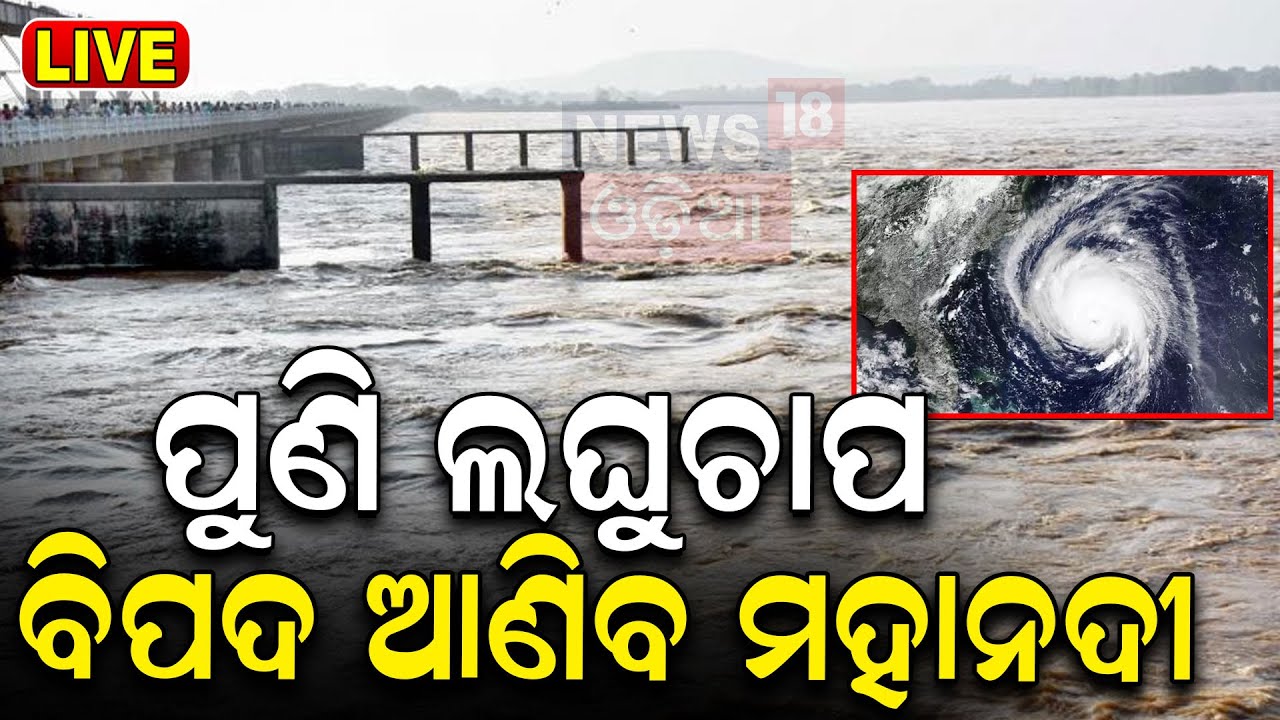 Live: ମହାନଦୀରେ ବିପଦ | Low pressure Over The Bay of Bengal|Odisha Rain  |Odisha Flood