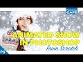 How to make  ANIMATED SNOW in PHOTOSHOP overlay for photos or video