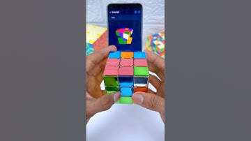3 by 3 cube solver apk | Metallic cube #shorts #viral #trending