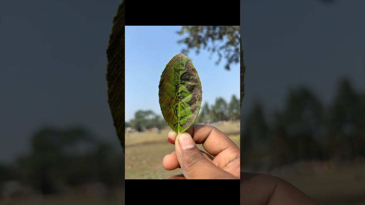 Креативное изображение лица Ханомана ❤️🙏😱 