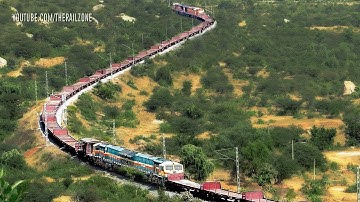 Longest Train in Indian Railways 2 KM Long | PYTHON Train