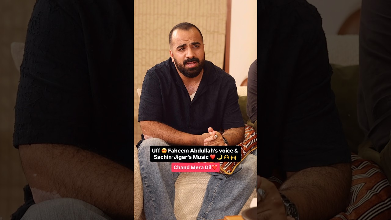 Uff...Faheem Abdulla’s Soulful Voice on Sachin-Jigar’s | Chand Mera Dil 🌙👆❤️ #live #bolleywoodsong