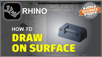 Rhino How To Draw On A Surface Tutorial