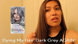 🖤 L'Oreal Soft Silver Blonde 8S 2019 Hair Dye Review 🖤