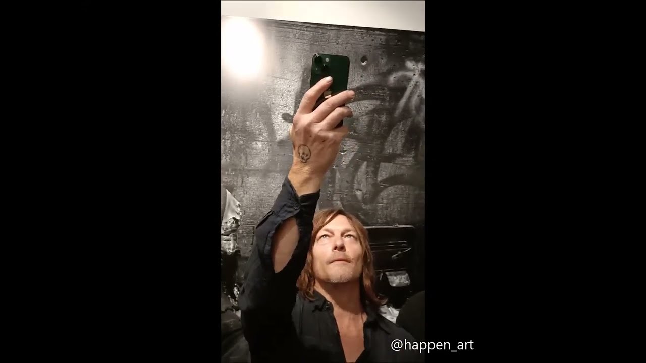 Interview show with Norman Reedus