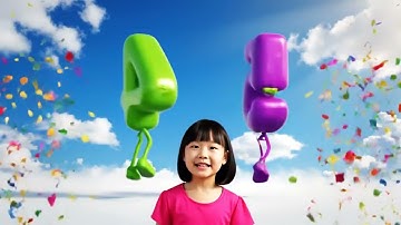 Bé Na Dạy Đếm Số 1-5 | Học Toán Cho Trẻ Em Qua Hoạt Hình Vui Nhộn | Giáo Dục Mầm Non